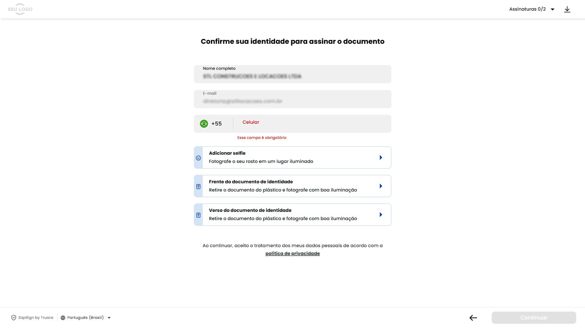 Verificação de Identidade